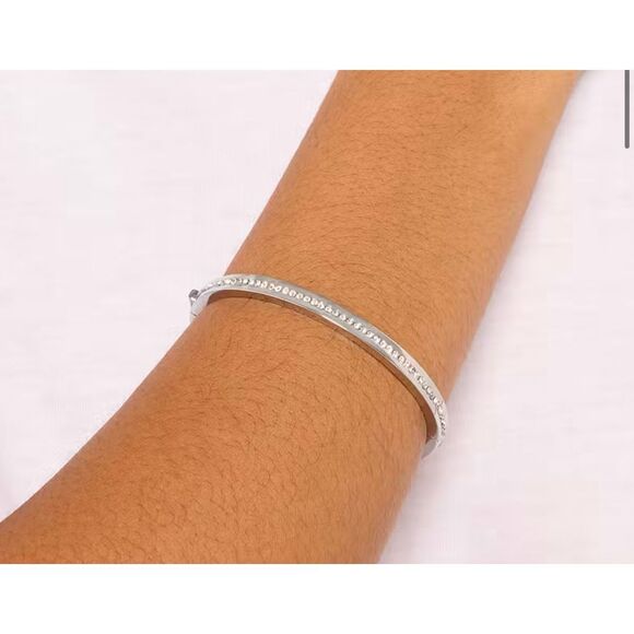 Kate Spade silver bangle bracelet - Picture 2 of 8